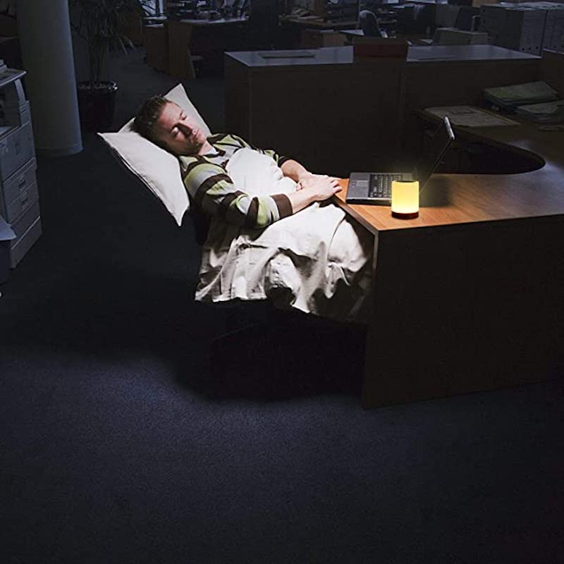 WarmWave Wireless Touch LED Lamp – Warm White & RGB, 4–8 Hr Runtime, USB Rechargeable