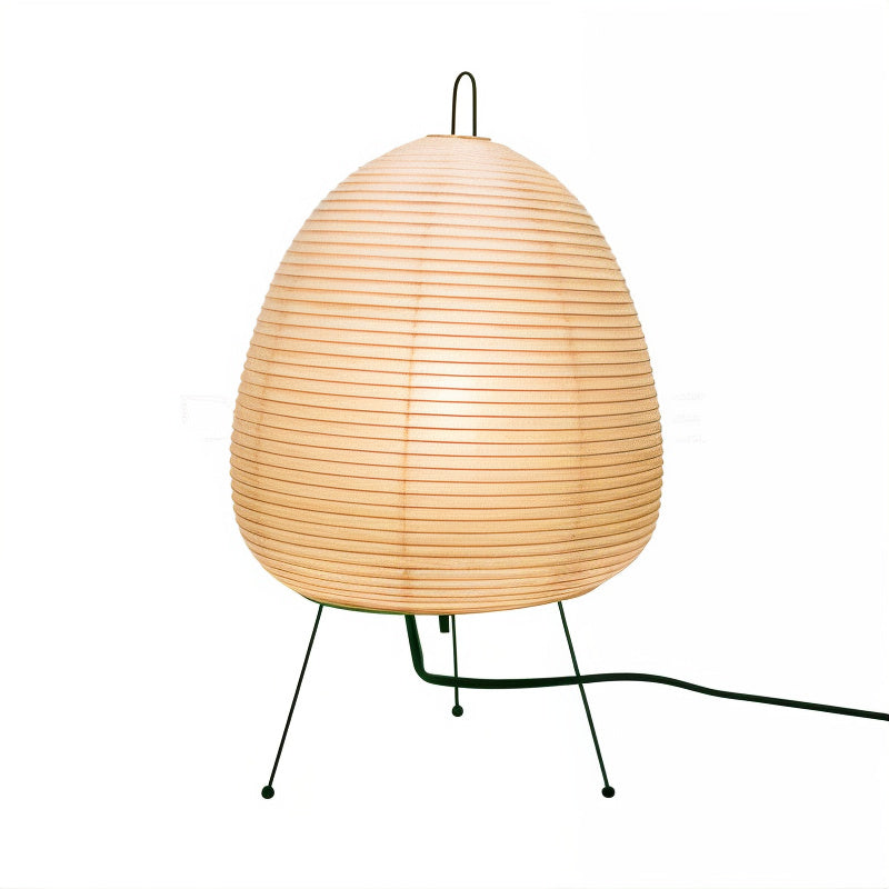 Zenia Japanese Rice Paper Table Lamp – Shoji-Style Ambient Lighting, Warm White LED