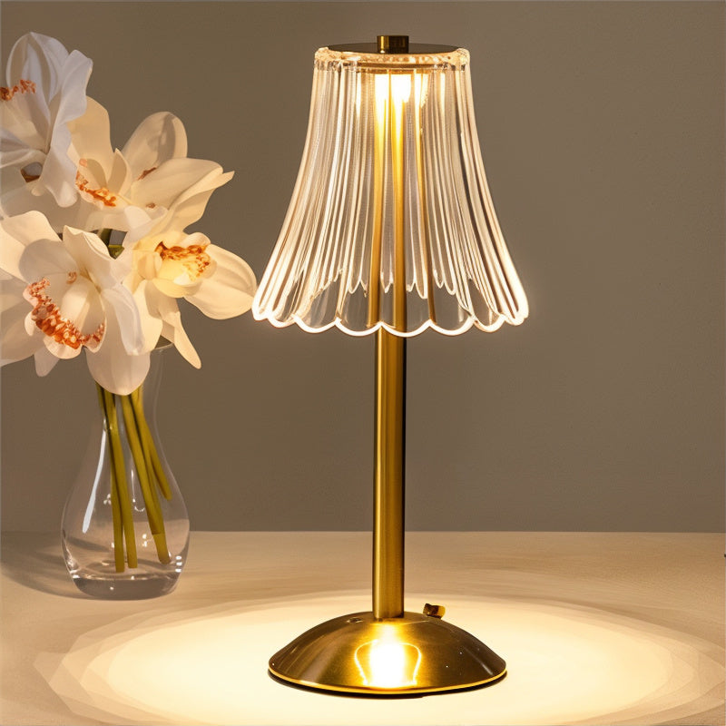 AmberLume Wireless Dimmable Table Lamp – Touch Control, 3 Light Modes