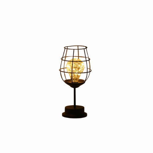 Auralux Wireless LED Table Lamp – Cordless, Warm Light, Metal Design