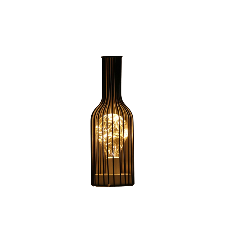 Auralux Wireless LED Table Lamp – Cordless, Warm Light, Metal Design