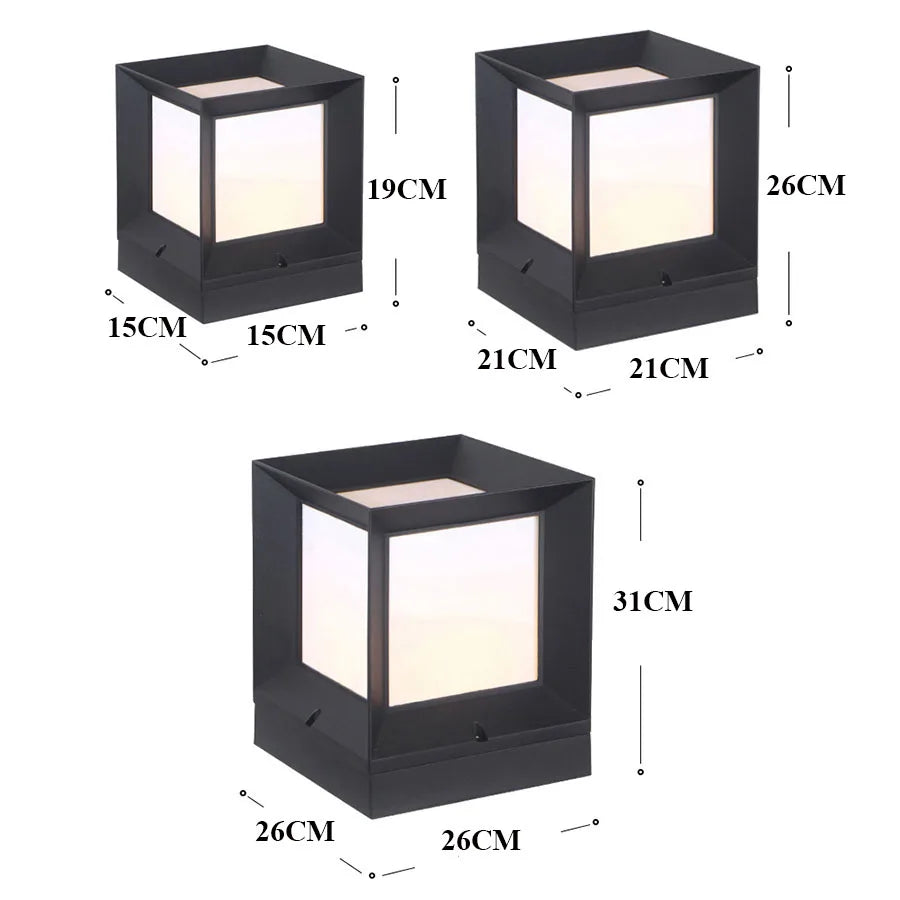 DecoLux LED Minimalist Floor Lamp – Weatherproof Outdoor Lighting