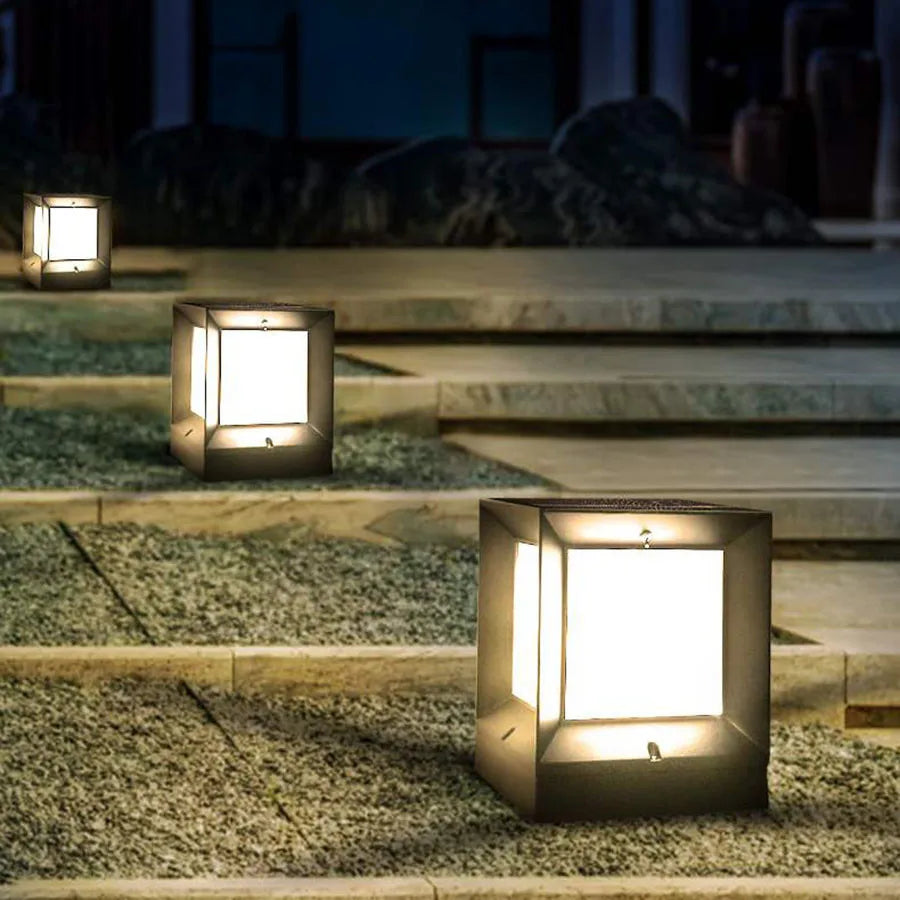DecoLux LED Minimalist Floor Lamp – Weatherproof Outdoor Lighting