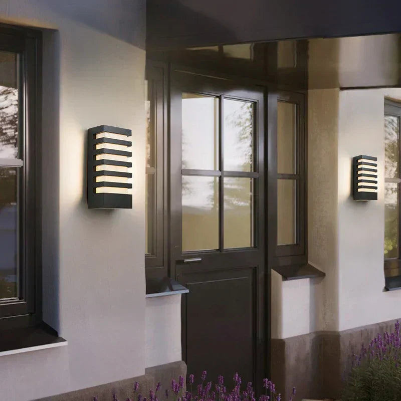 EdgeRay LED Wall Light – Sleek Aluminum Design, Warm/Cold White Options