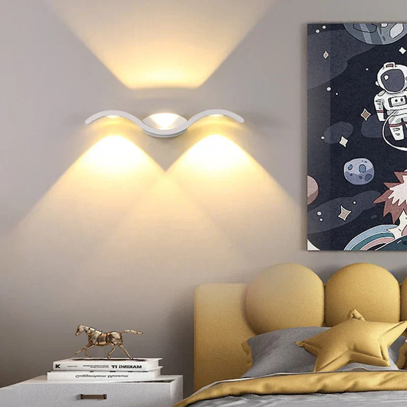 EmberRay Modern LED Indoor Wall Light – Sleek Alloy Design, Multiple Color