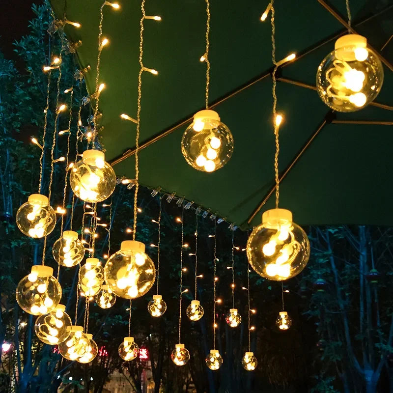 FortiLight Waterproof LED Garden String Lights – 3.5m, Warm White, IP44