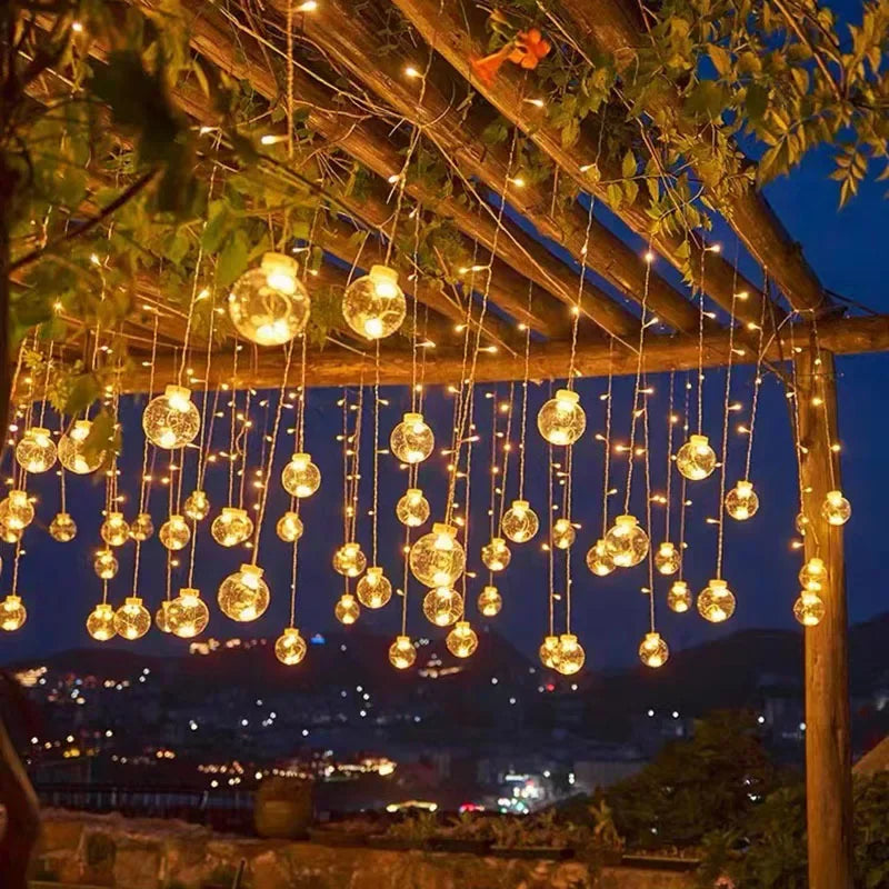 FortiLight Waterproof LED Garden String Lights – 3.5m, Warm White, IP44