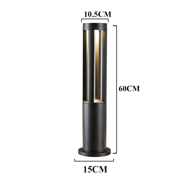 GardenGleam Energy-Efficient LED Garden Bollard Light – Modern Outdoor Pathway