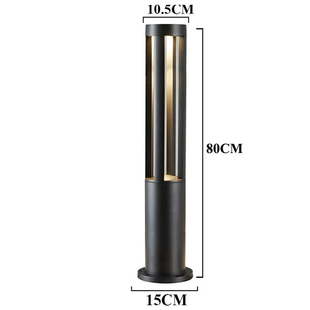GardenGleam Energy-Efficient LED Garden Bollard Light – Modern Outdoor Pathway
