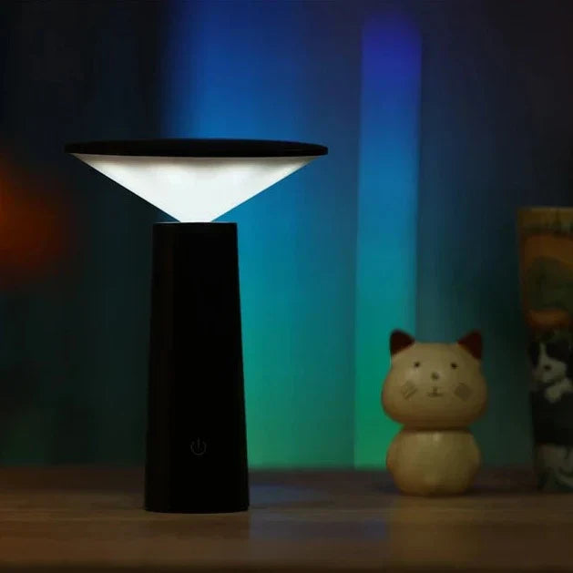 HaloFlex Ultra-Slim LED Portable Table Lamp – Dimmable, Tunable White (3000–6500K), Energy-Efficient