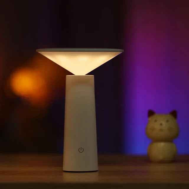 HaloFlex Ultra-Slim LED Portable Table Lamp – Dimmable, Tunable White (3000–6500K), Energy-Efficient