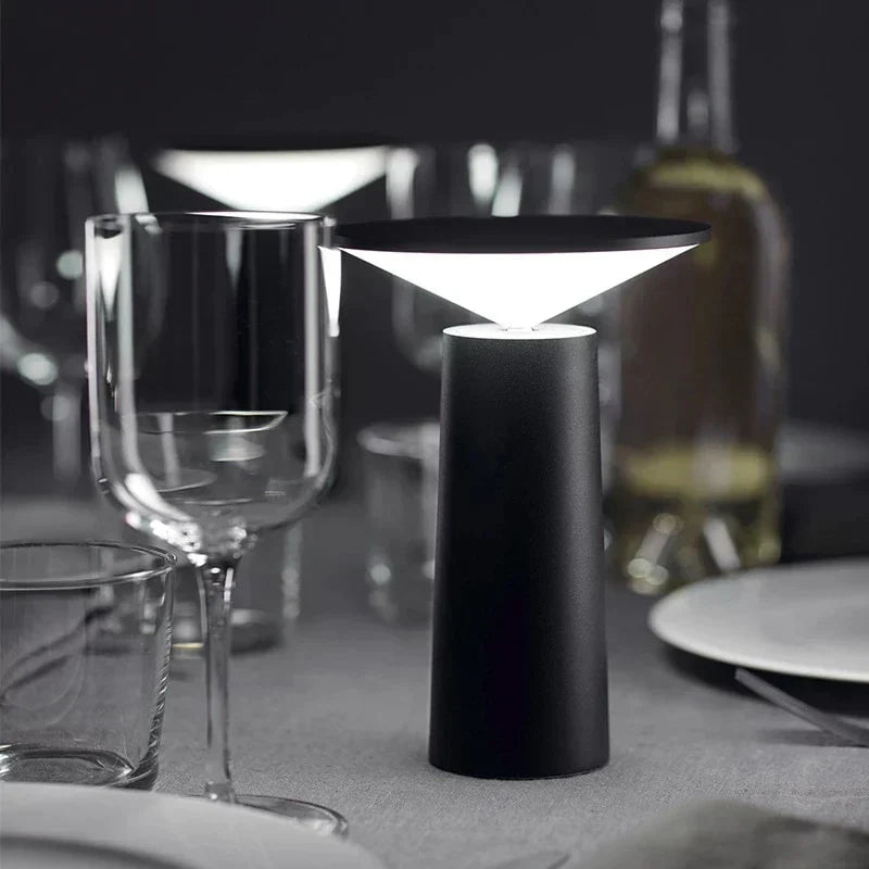 HaloFlex Ultra-Slim LED Portable Table Lamp – Dimmable, Tunable White (3000–6500K), Energy-Efficient