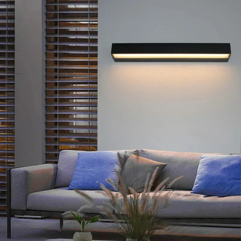 LumaVolt Outdoor LED Wall Light – Rechargeable, Dual USB Output, Warm White