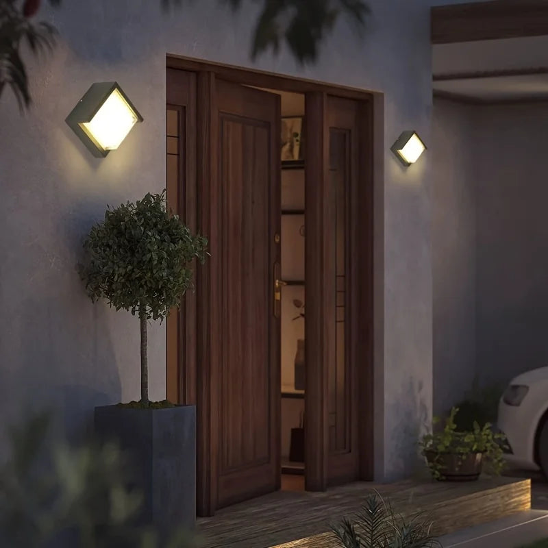LumaWarm Wireless Rechargeable LED Weatherproof Wall Light – Touch-Dimmable, 2700K Warm White, Portable