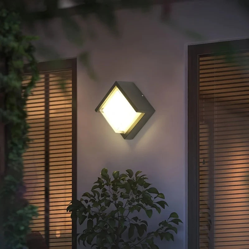 LumaWarm Wireless Rechargeable LED Weatherproof Wall Light – Touch-Dimmable, 2700K Warm White, Portable