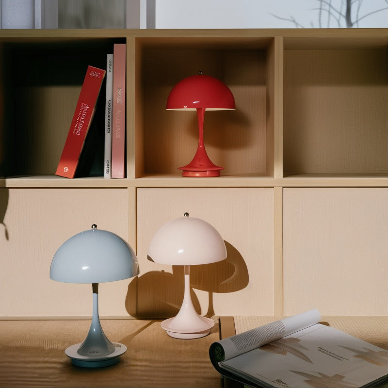 Lumenique Modern LED Table Lamp – Touch-Dimmable, Adjustable Brightness, 3000K Warm White