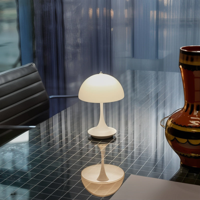 Lumenique Modern LED Table Lamp – Touch-Dimmable, Adjustable Brightness, 3000K Warm White