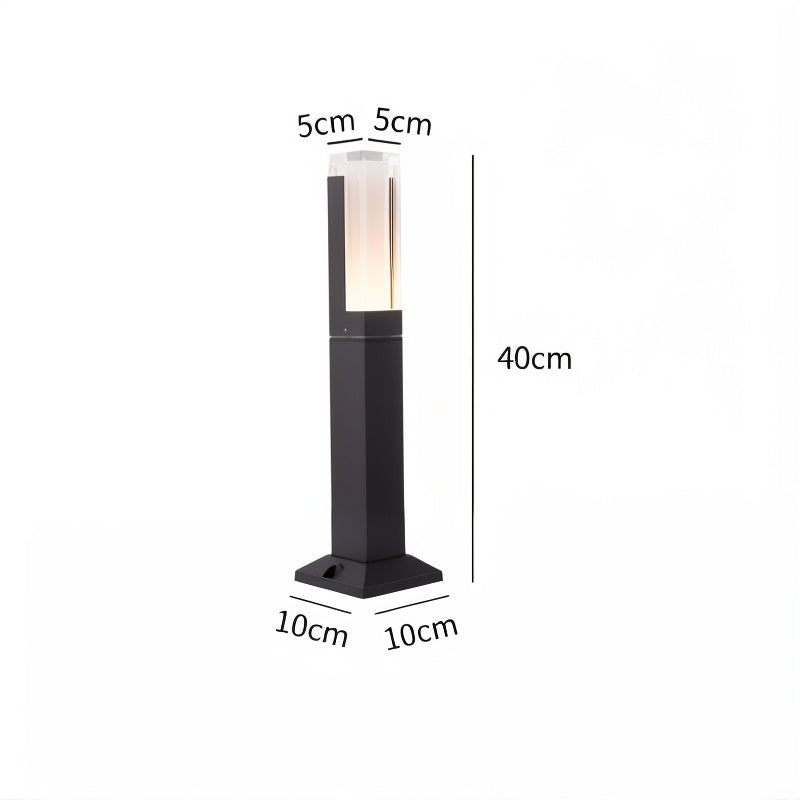 LuxCore High-Power LED Lawn Lamp – IP66 Waterproof, Daylight White (5000K)