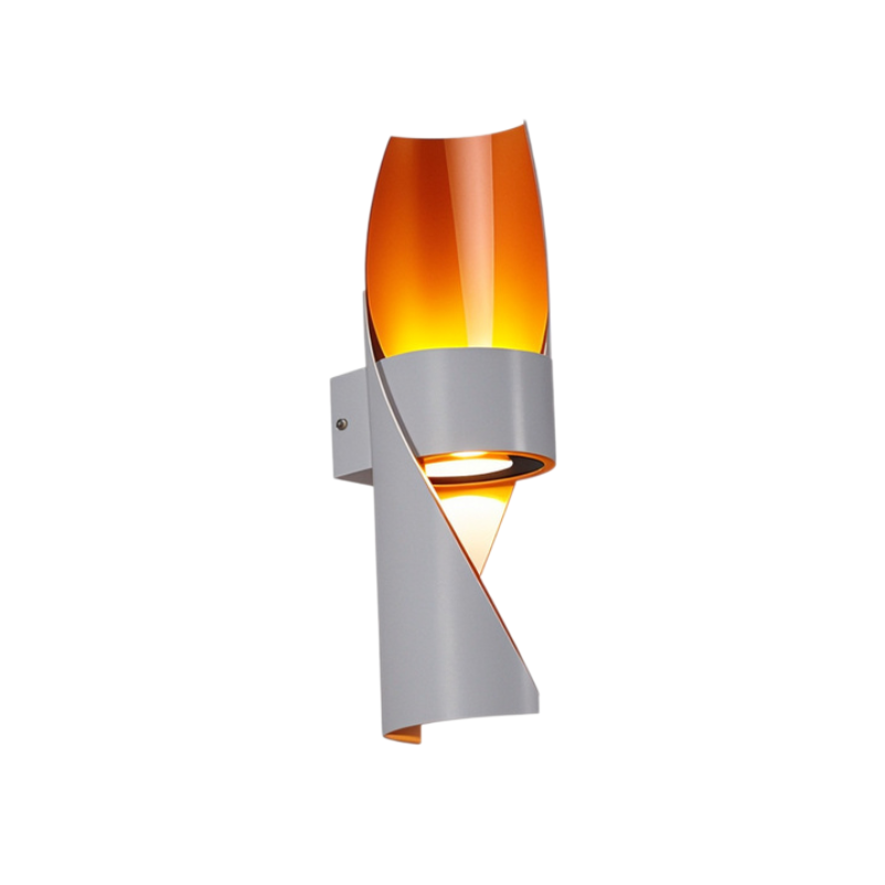 Luxava Waterproof LED Outdoor Wall Light – IP65, Integrated Warm White (3000K)