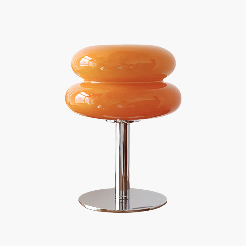 Solambra Italian Designer LED Table Lamp – Dimmable Warm White (3000K), Polished Metal Finish