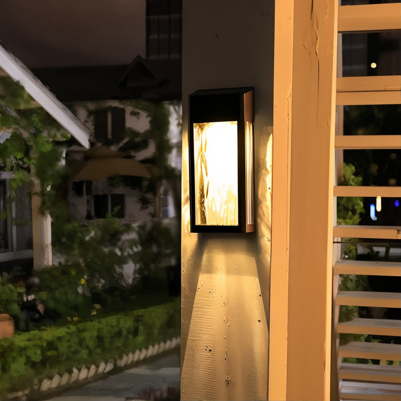 SolarLux Solar-Powered Outdoor Wall Light – 1500 mAh Rechargeable, Automatic Dusk-to-Dawn, IP65 Weatherproof