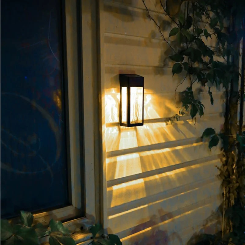SolarLux Solar-Powered Outdoor Wall Light – 1500 mAh Rechargeable, Automatic Dusk-to-Dawn, IP65 Weatherproof