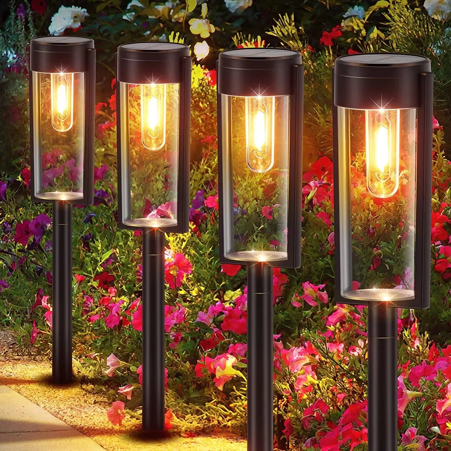 SolarNest 10 m Solar Pathway Lighting Strip – 40 LED Waterproof Outdoor Integrated Garden Lights