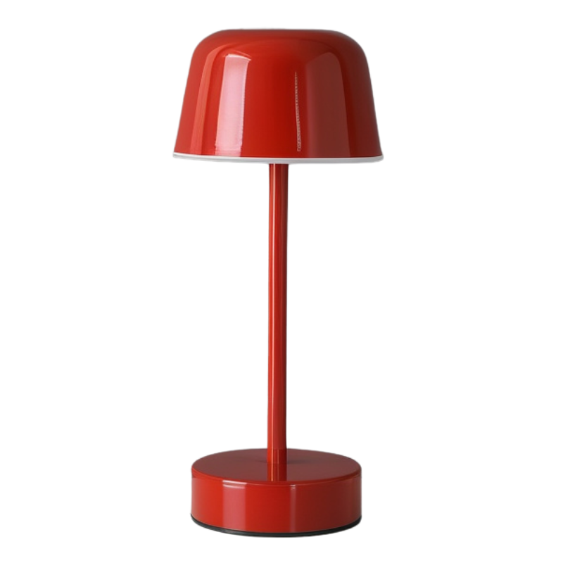 SoluGlow Wireless Rechargeable LED Table Lamp – Touch-Dimmable Aluminum, 4–8 Hr Runtime