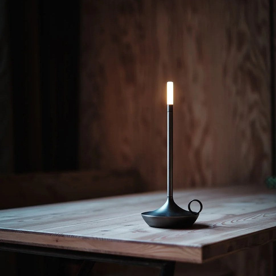 Twiva I Dimmable LED Table Lamp – USB Rechargeable, 3-Level Touch Dimming, Warm White (3000K)