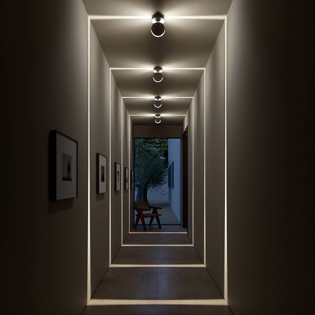 UrbanLume Flexible LED Wall Lamp – 360° Adjustable, IP65 Waterproof, 7W Warm White (3000K)