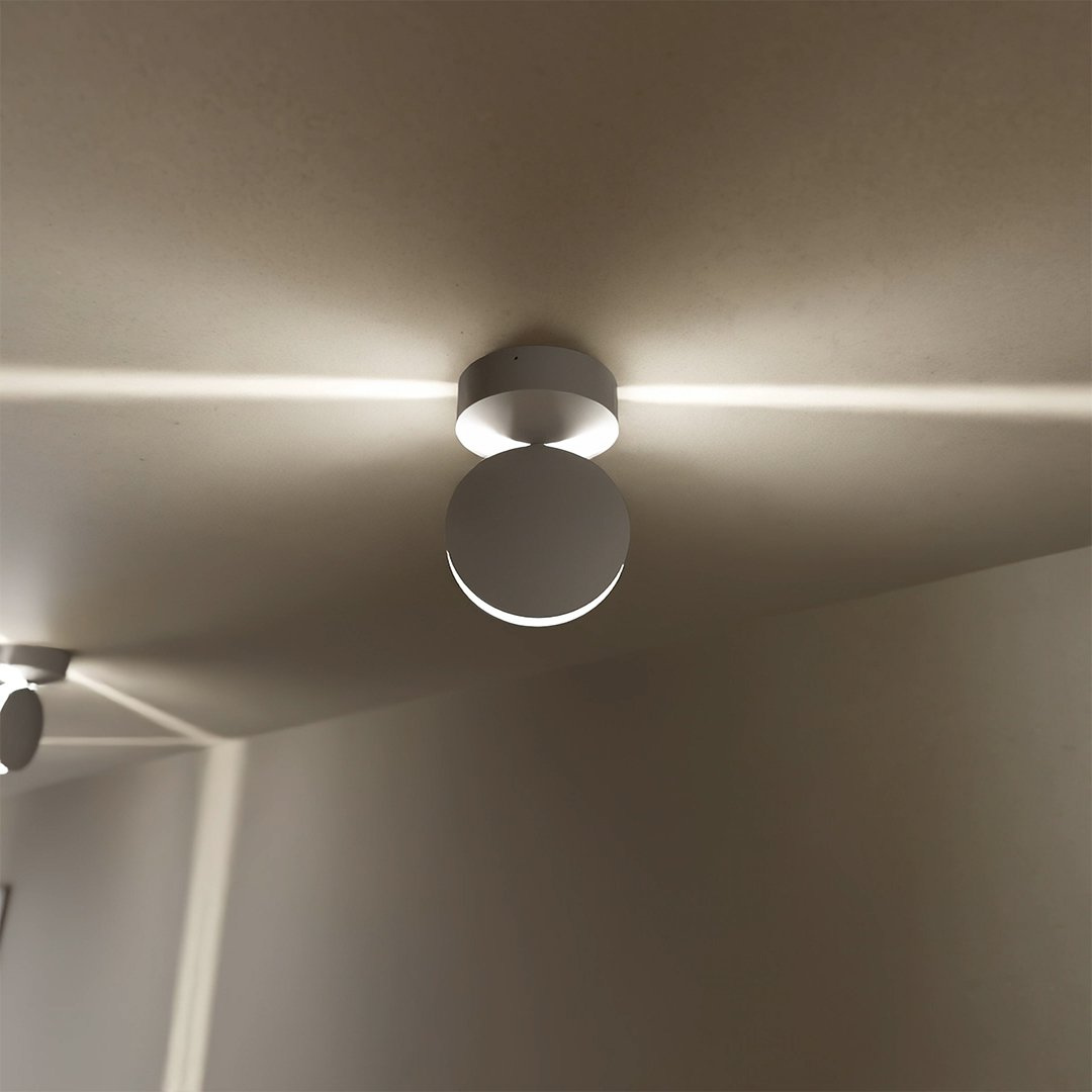 UrbanLume Flexible LED Wall Lamp – 360° Adjustable, IP65 Waterproof, 7W Warm White (3000K)