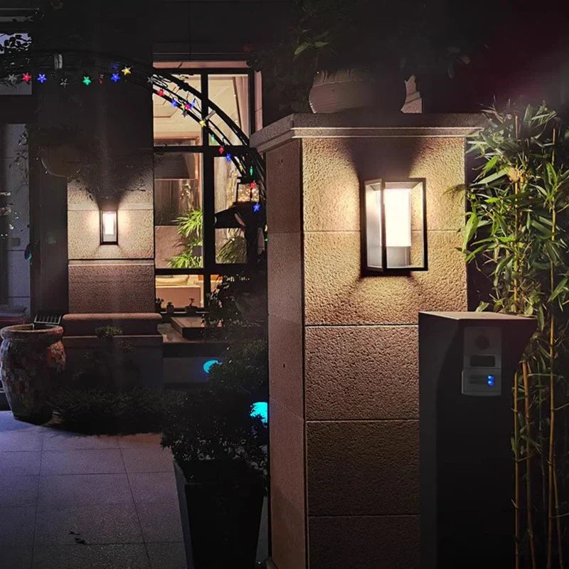 VitaLight Modern LED Outdoor Wall Lamp – IP65 Weatherproof, 12 W Integrated LED