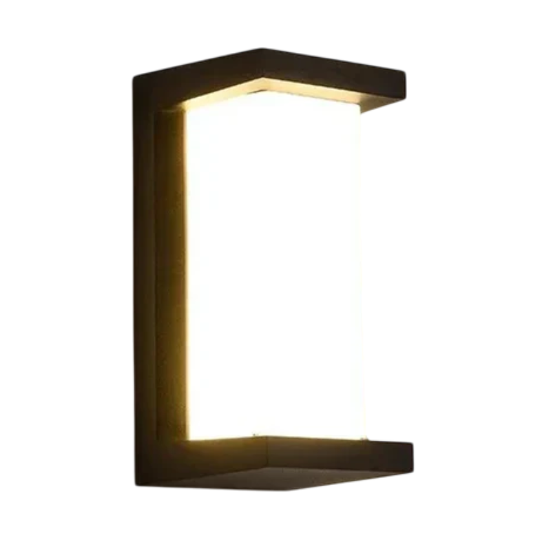 VitaLight Modern LED Outdoor Wall Lamp – IP65 Weatherproof, 12 W Integrated LED