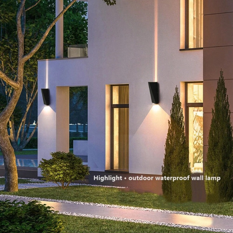 LuxeLane Sleek LED Wall Light – Dimmable Warm White (3000K), Modern Aluminum Design