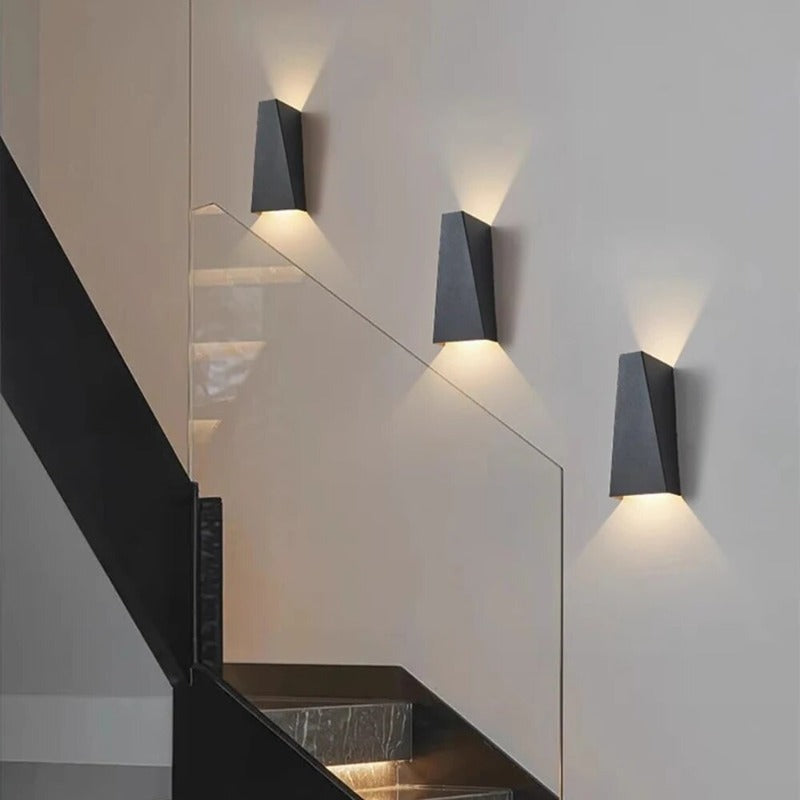 LuxeLane Sleek LED Wall Light – Dimmable Warm White (3000K), Modern Aluminum Design